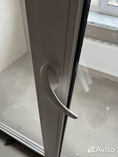 Балконный блок с дверью новая, с новостройки