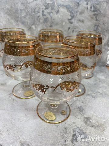 Бокалы для коньяка хрусталь Италия