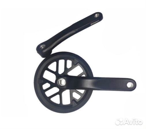 Шатуны под кв 36 зуб, 165 мм, алюм, защита с двух