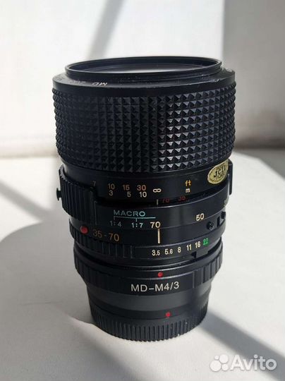 Объектив Panasonic m4/3 25mm, Minolta 35-70