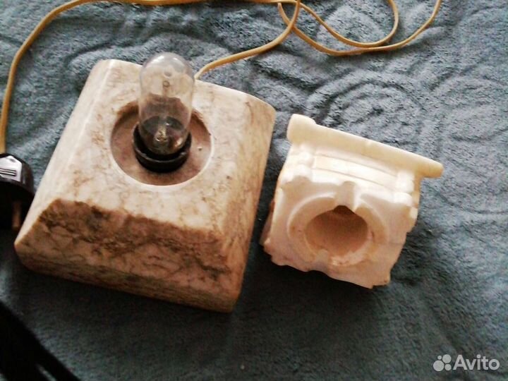 Светильник советский, каменный