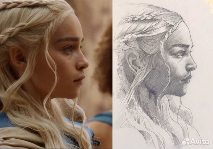 Рисую портрет по фото