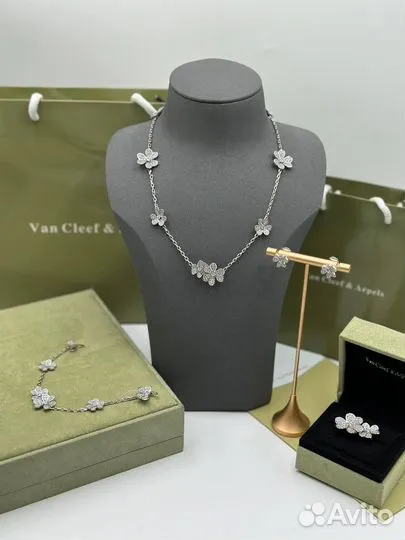 Van Cleef arpels колье серьги браслет