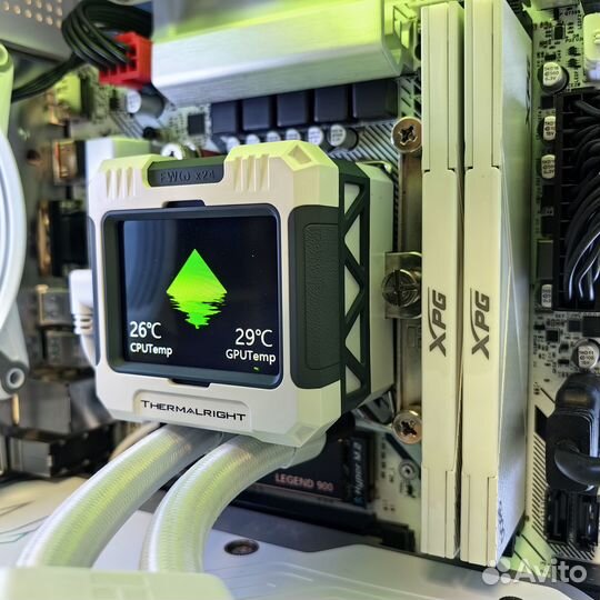 Белый Мощный Игровой пк Белый i5-12400 Rtx 4060