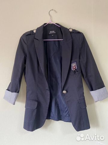 Пиджак синий S