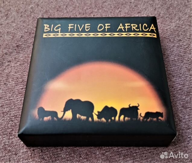 Конго 240 франков 2008 г. / Буйвол / серебро