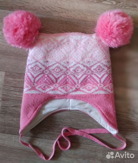 Шапочки зимние р.54-56