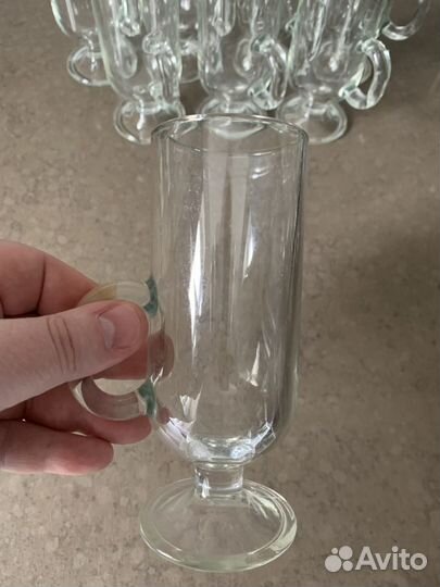 Стеклянные кружки для горячих напитков