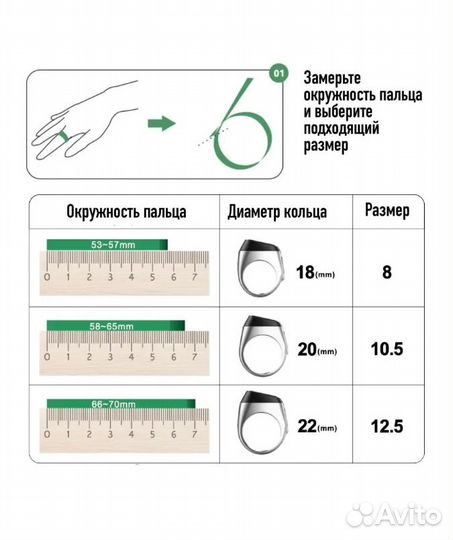 Четки кольцо электронные тасбих