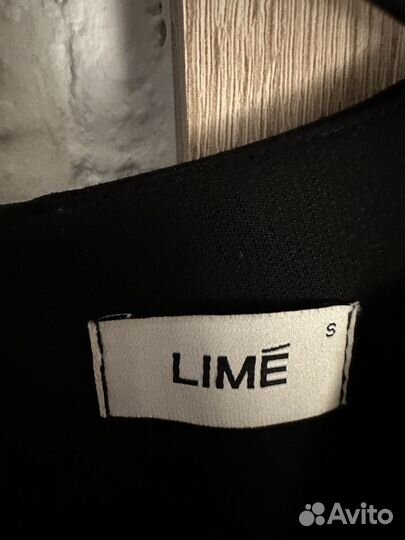 Платье lime черное s