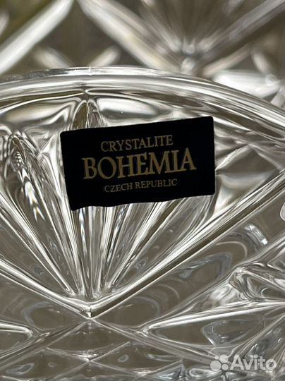 Фруктовница crystalite bohemia/ваза/хрустальная