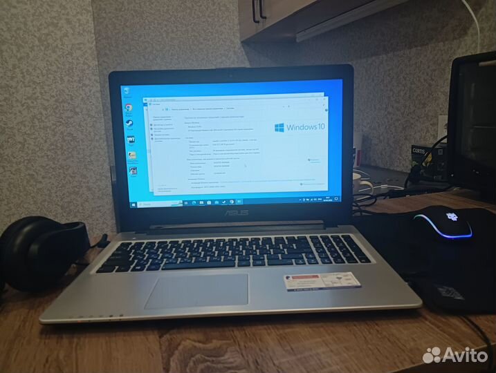 Ноутбук Asus k56cb 740m, i7, SSD