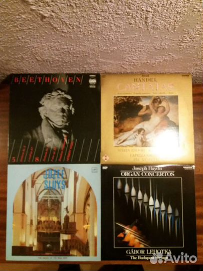 Виниловые пластинки классика в отл. сост