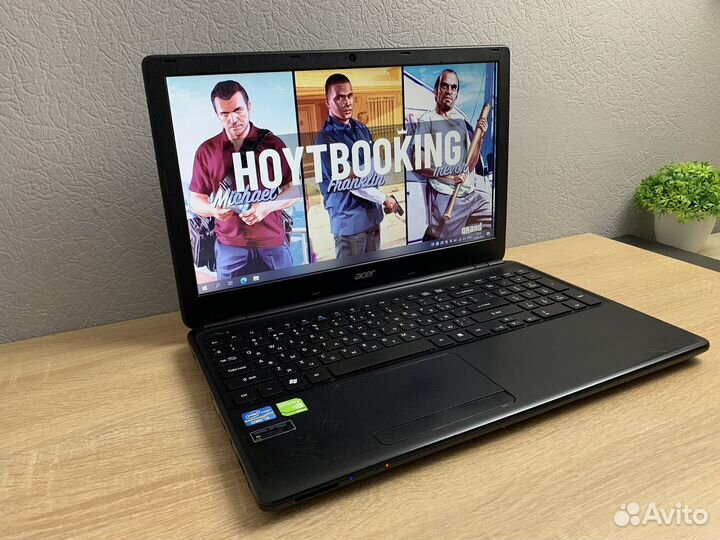 Игровой ноутбук Acer/GeForce 820M/core i3/ssd/hdd