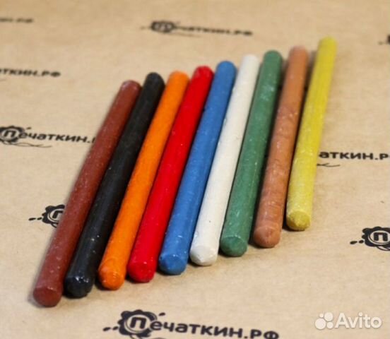 Сургуч в стержнях, ассорти