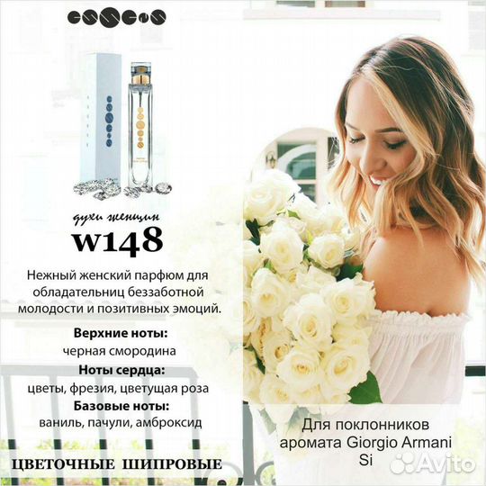 Духи женские чешской компании Essens