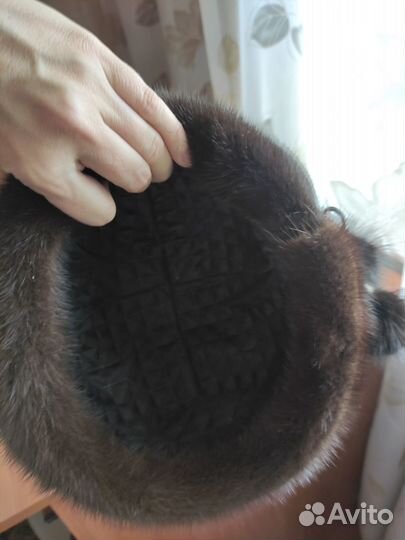 Шапка норковая женская