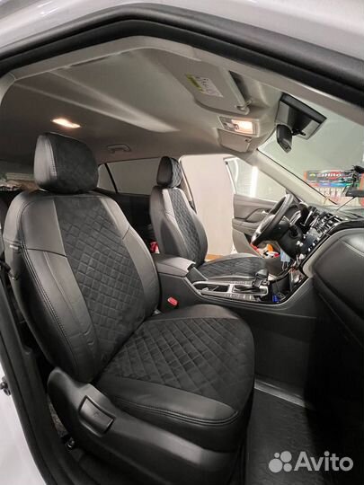 Чехлы экокожа Ромб KIA Sportage 3 от Автопилот