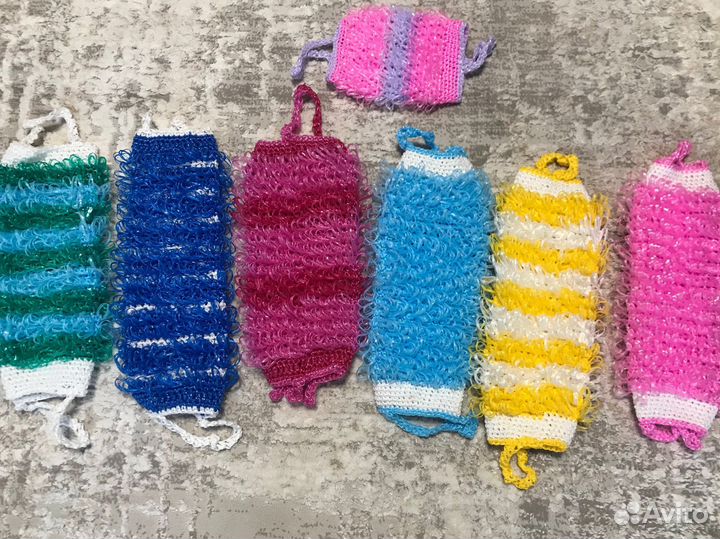 Мочалка ручной работы