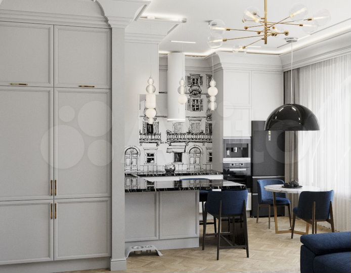 3-к. квартира, 87 м², 17/17 эт.