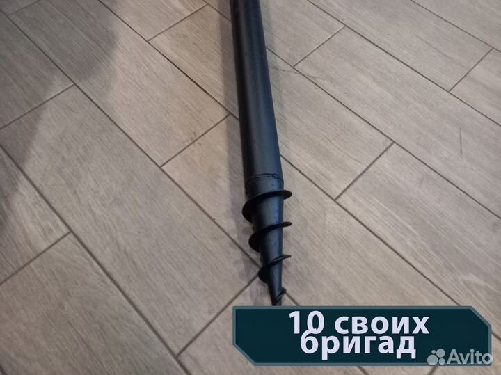 Винтовые сваи под забор, теплицу, беседку