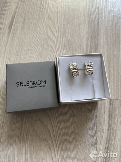 Серебряные серьги 