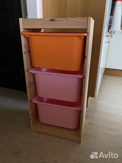 Вертикальный стеллаж IKEA Труфаст 44х30х90