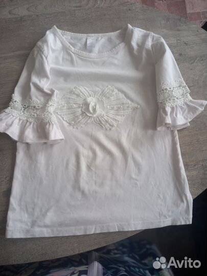 Футболка, платье, тунички на девочку 10-12 лет