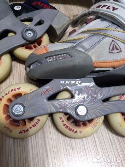 Роликовые коньки Firefly+защита
