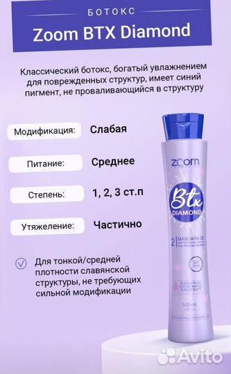 Кератин состав Zoom