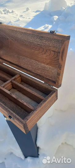 Ящик-органайзер из ясеня для инструмента