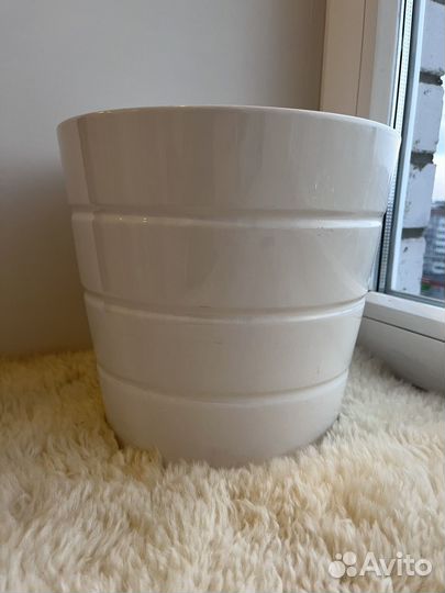 Кашпо большое IKEA икеа кардемумма 23 см