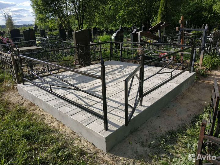 Памятники с установкой благоустройство могил