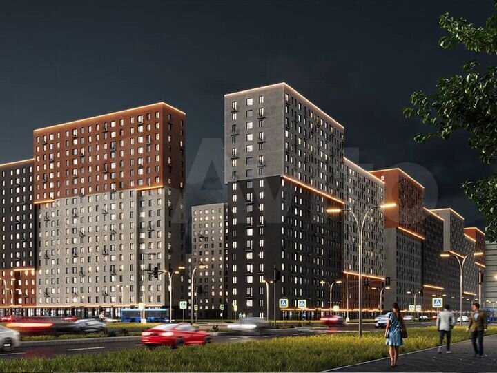 2-к. квартира, 42 м², 7/19 эт.