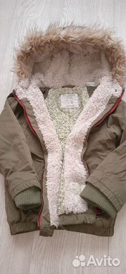 Куртка парка для девочки 98 Zara