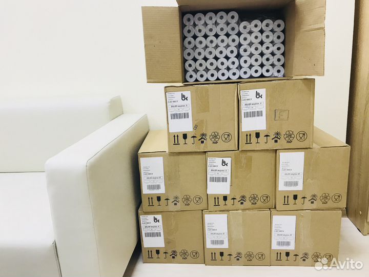 Чековая лента 57мм, 80 мм (кассовая лента 57,80мм)