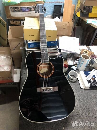 Акустическая гитара Starsun DG220c-p Black (арт. 2