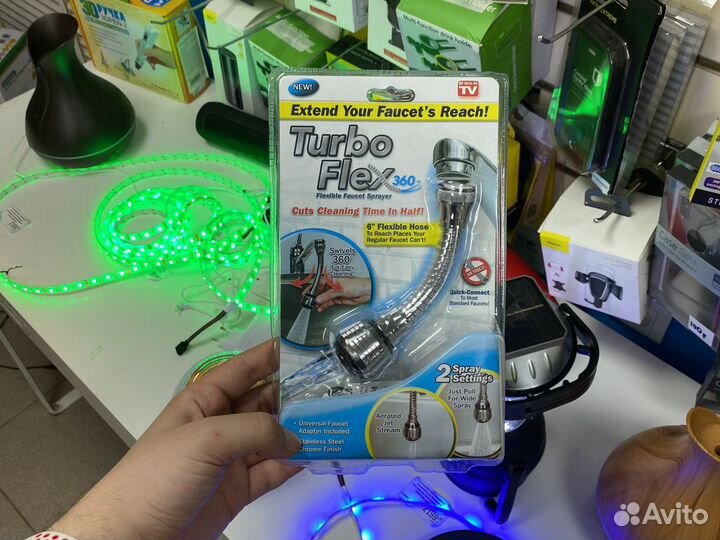Экономитель воды turbo flex 360 насадка на кран