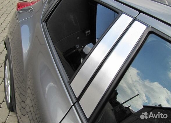 Накладки на стойки дверей Mazda 6 III 4d 2013