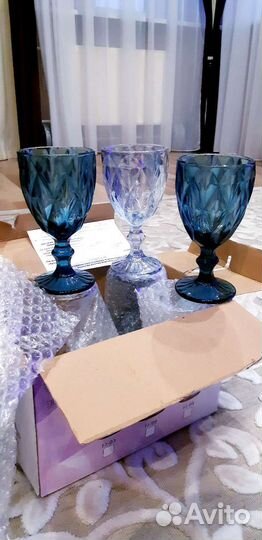 Набор бокалов для вина- 6 штук