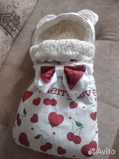 Конверт для девочки весна осень зима