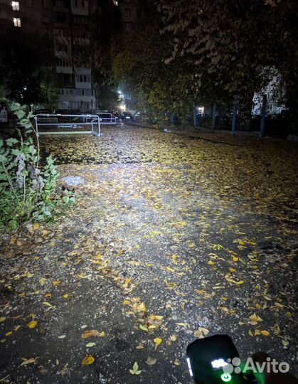 Мощный фонарь для велосипеда 12 LED повербанк