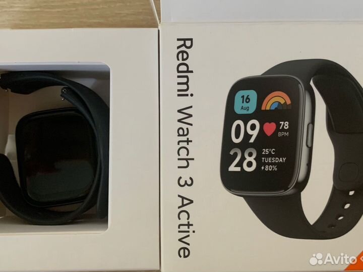Часы Xiaomi Redmi Watch 3 Active Black RU