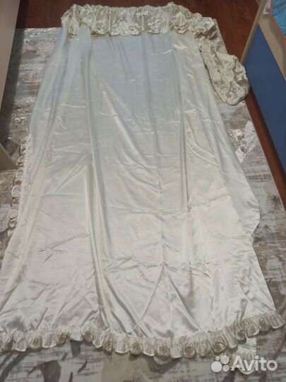 Шторы ночные атласные