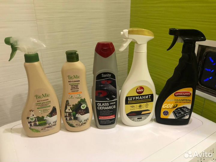 Чистящие моющие Глорикс, Доместос, Хелп, М.Мускул