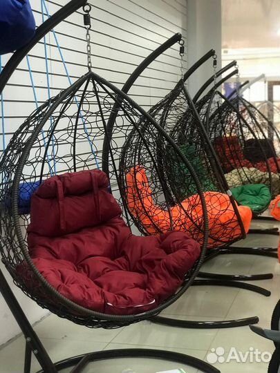 Садовая качеля, качеля кокон, капля