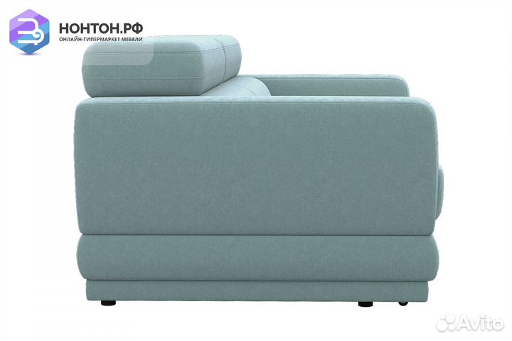 Диван дельфин Глория-27 светло-бирюзовый