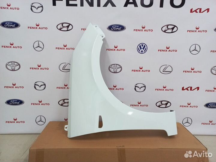 Крыло крашеное Солярис 10-17 цвет Белый