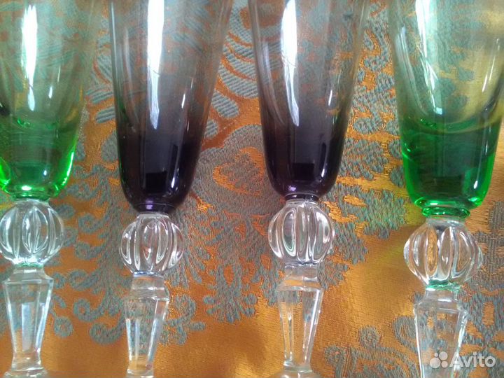 Фужеры бокалы СССР Суздаль Муратов 6 штук