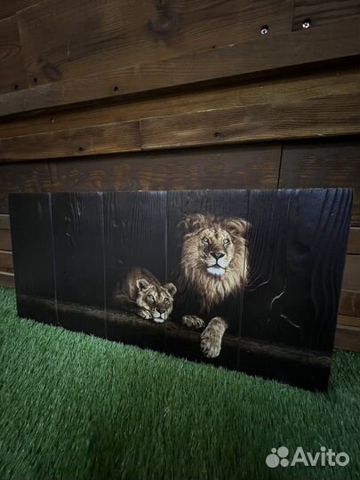 Картина на досках